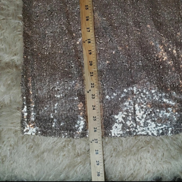 Lane Bryant Plus Size Gold Sequin Top - Picture 6 of 7